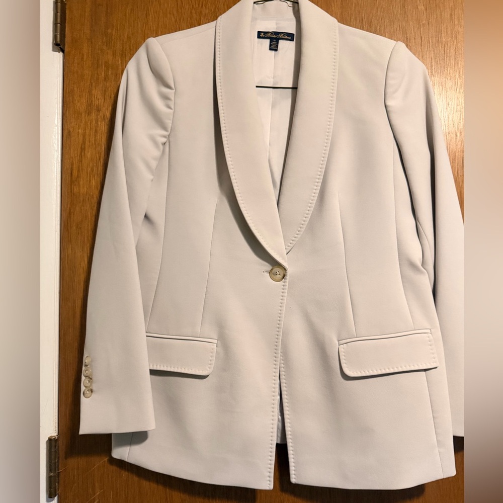 Brooks Brothers Cream Women's Blazer